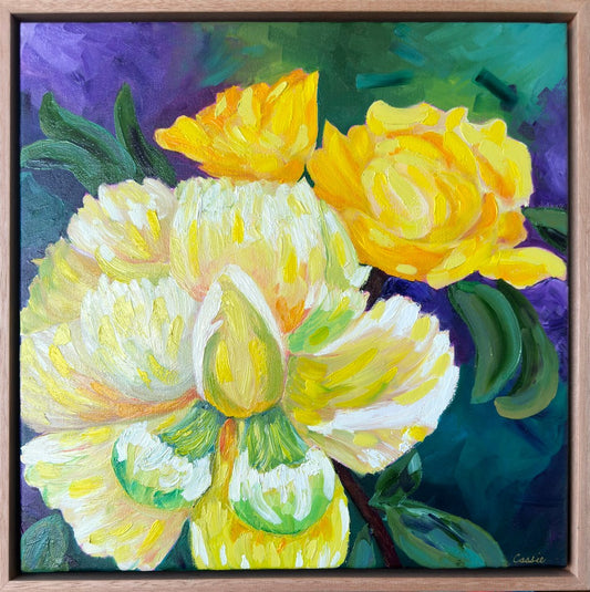 Flowers of Sunshine – Original Oil Painting by Cassie Holmes