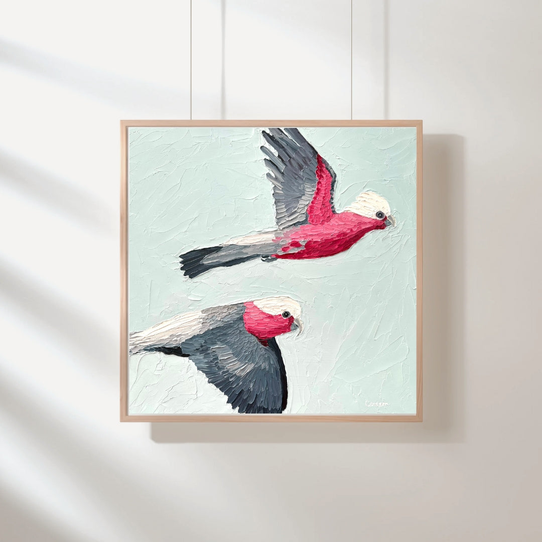 Flying Buddies – Original Oil Painting by Cassie Holmes