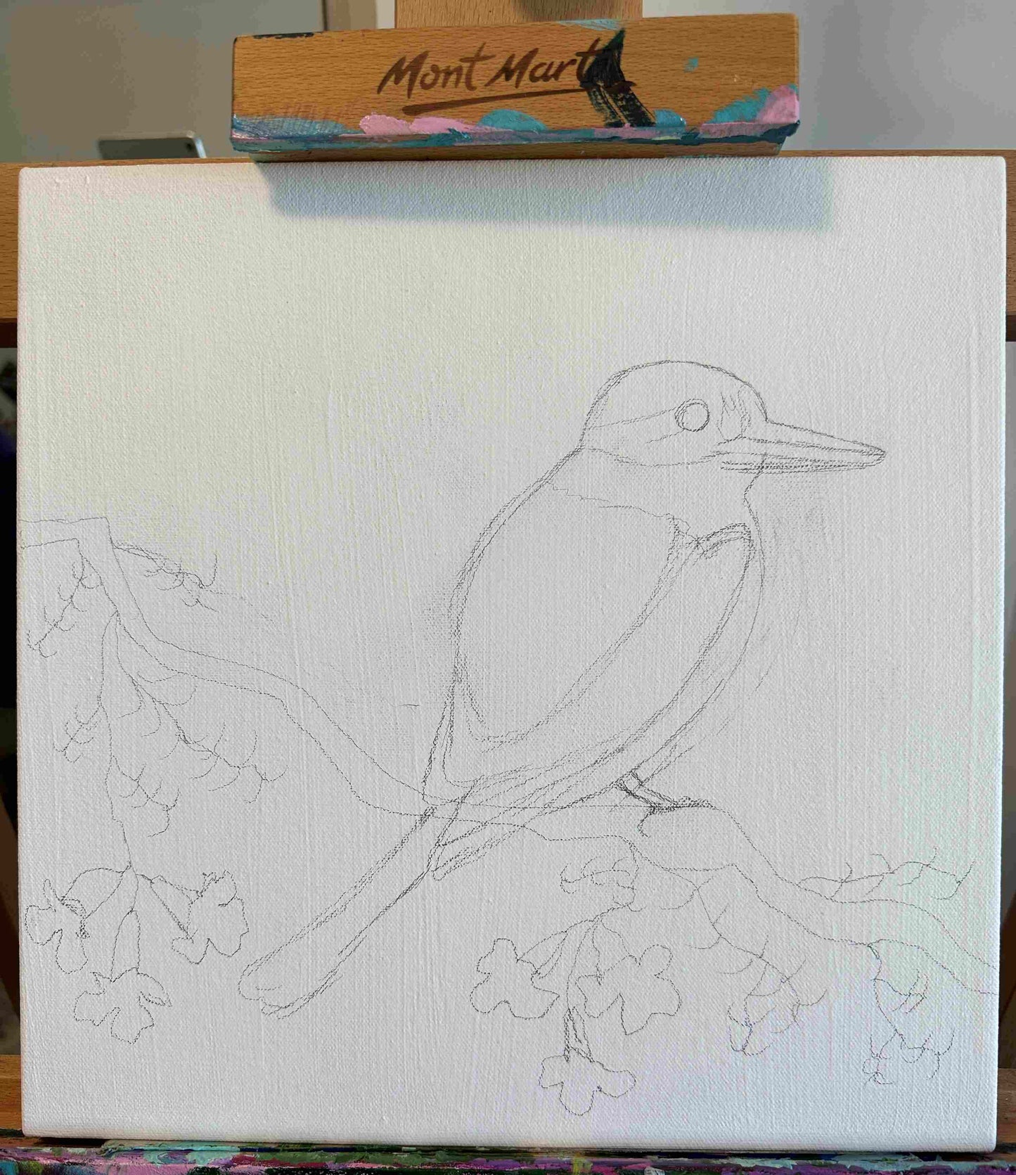 King of Blue – Original Oil Painting by Cassie Holmes