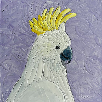 Cheery Cocky – Original Oil Painting by Cassie Holmes
