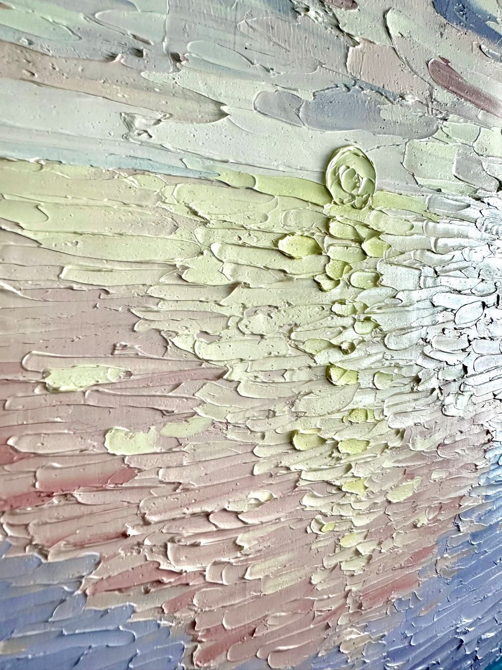 Sunset Dreams – Textured Sunset Oil Painting by Cassie Holmes