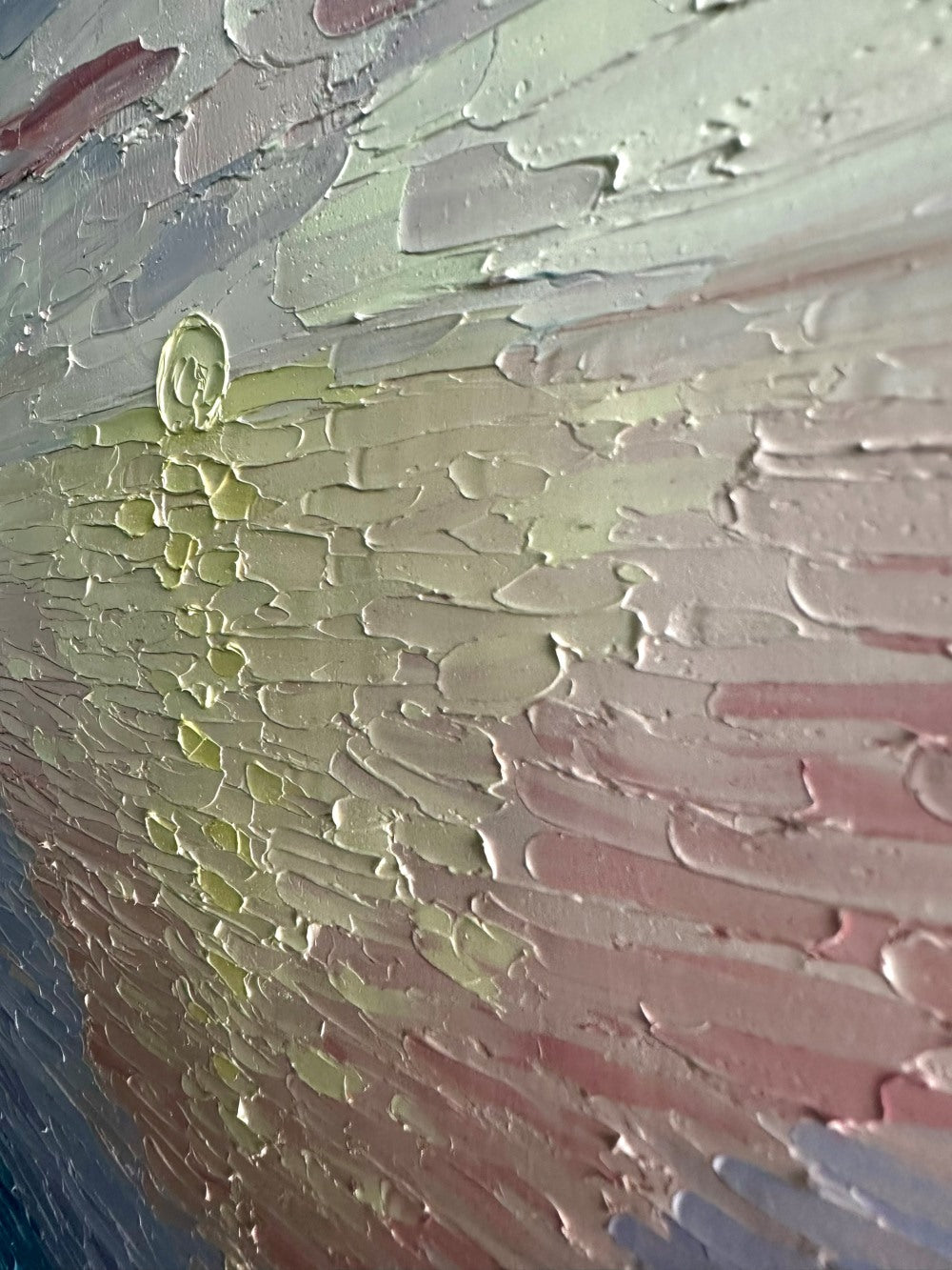 Sunset Dreams – Textured Sunset Oil Painting by Cassie Holmes