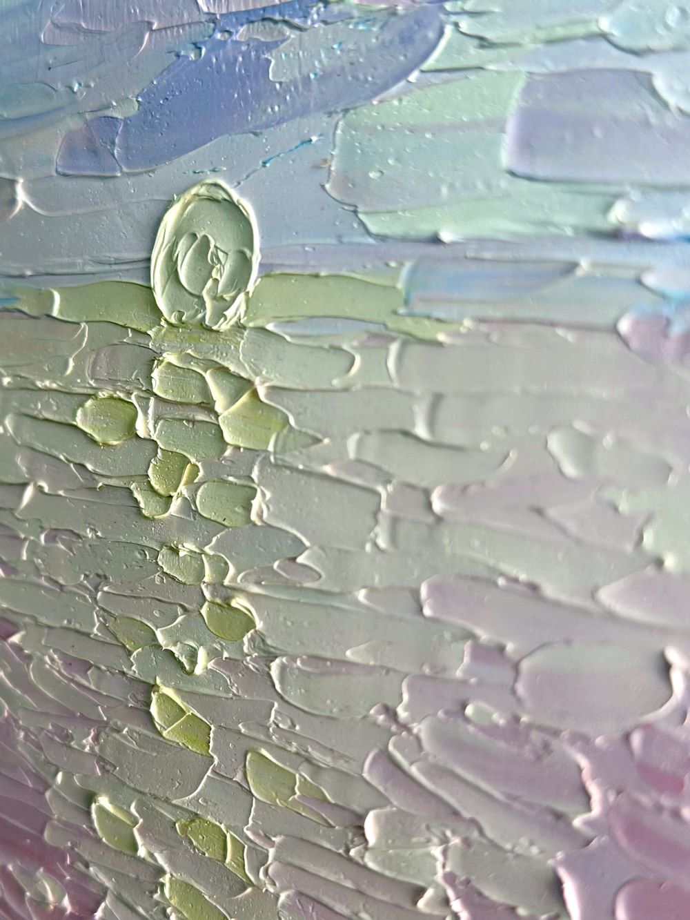 Sunset Dreams – Textured Sunset Oil Painting by Cassie Holmes