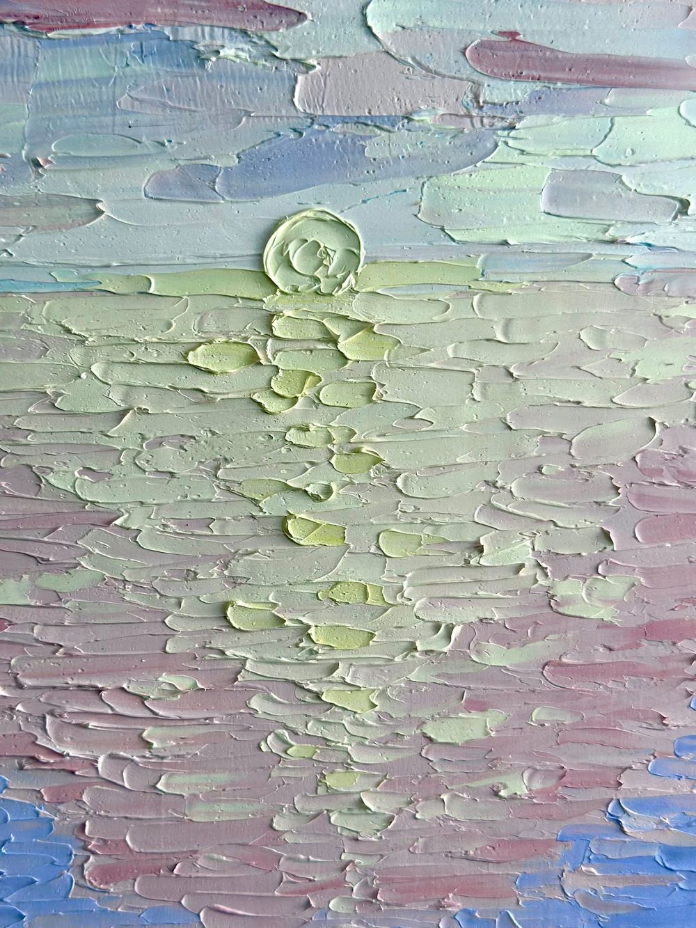 Sunset Dreams – Textured Sunset Oil Painting by Cassie Holmes