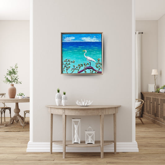 Sunday Morning Vibes – Original Ocean Oil Painting by Cassie Holmes