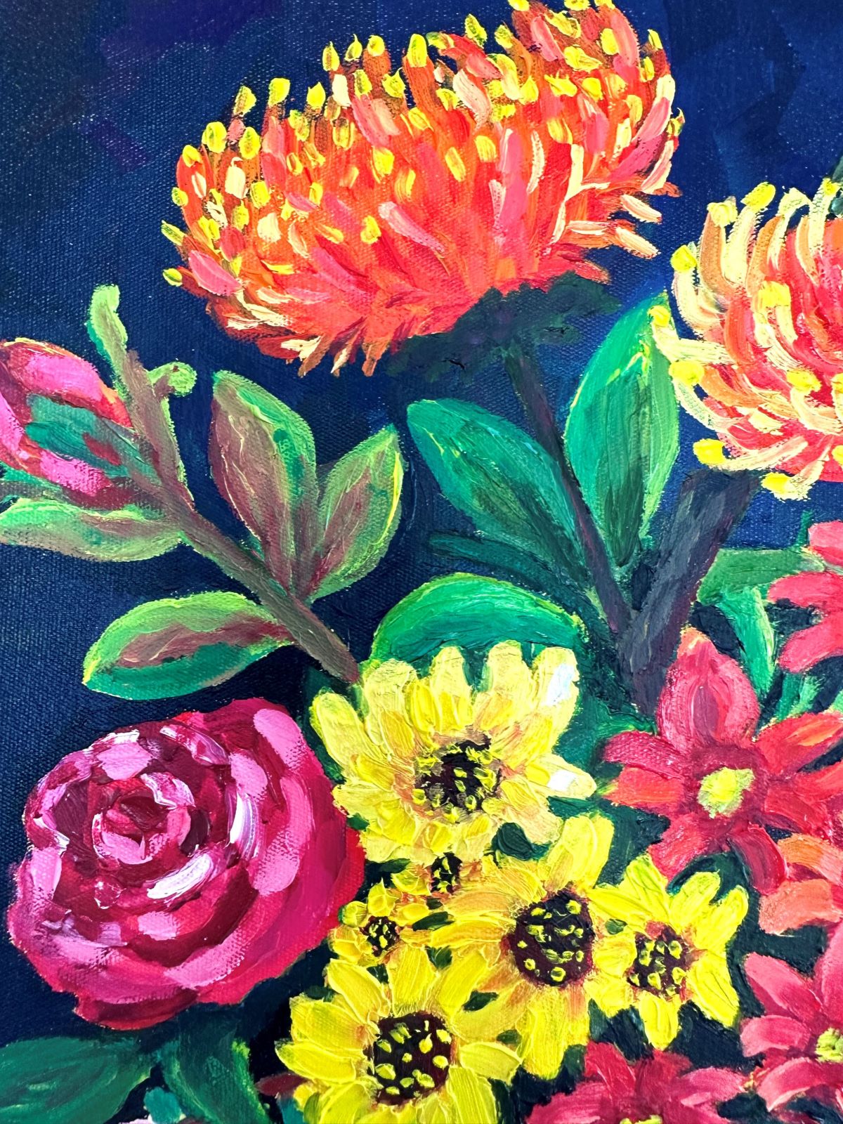 Beautiful Bouquet – Original Oil Painting by Cassie Holmes