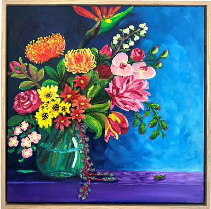 Beautiful Bouquet – Original Oil Painting by Cassie Holmes
