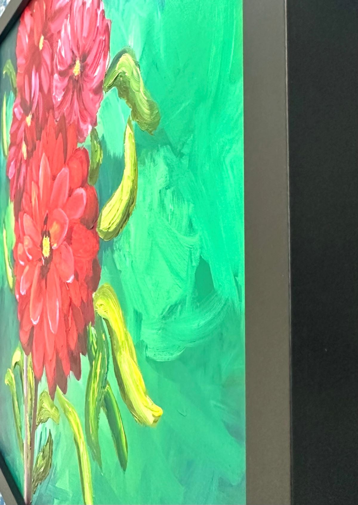 Blooms in Red – Original Oil Painting by Cassie Holmes