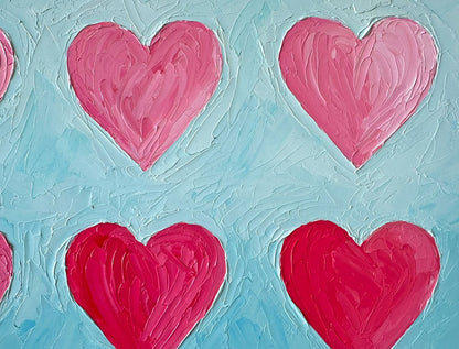 Blushing Hearts – Original Oil Painting by Cassie Holmes