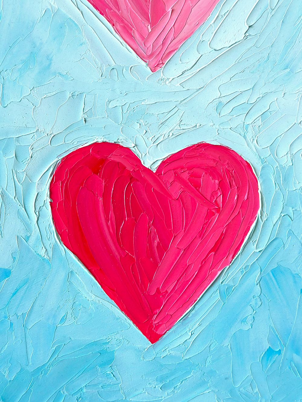 Blushing Hearts – Original Oil Painting by Cassie Holmes