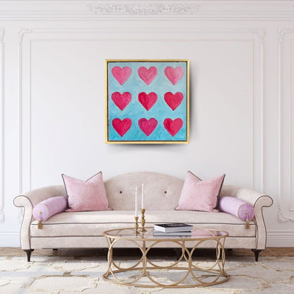 Blushing Hearts – Original Oil Painting by Cassie Holmes
