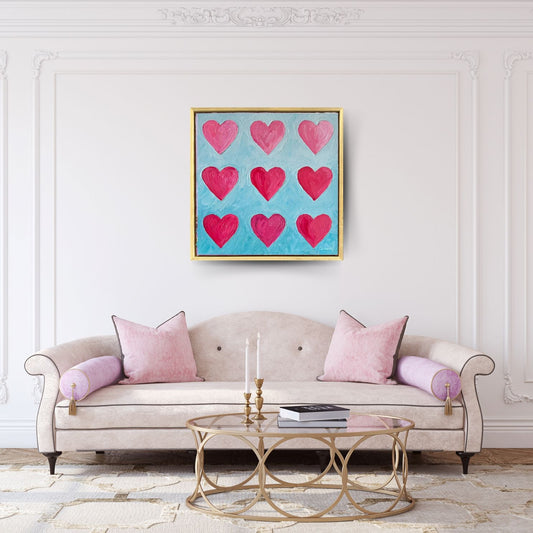 Blushing Hearts – Original Oil Painting by Cassie Holmes