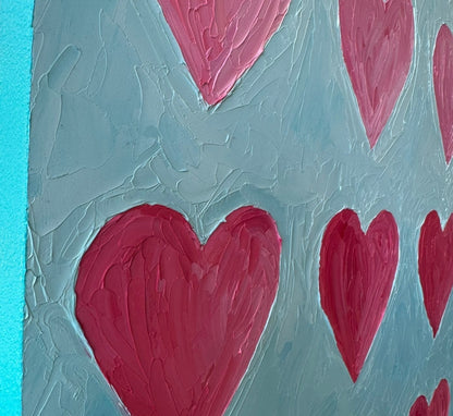 Blushing Hearts – Original Oil Painting by Cassie Holmes