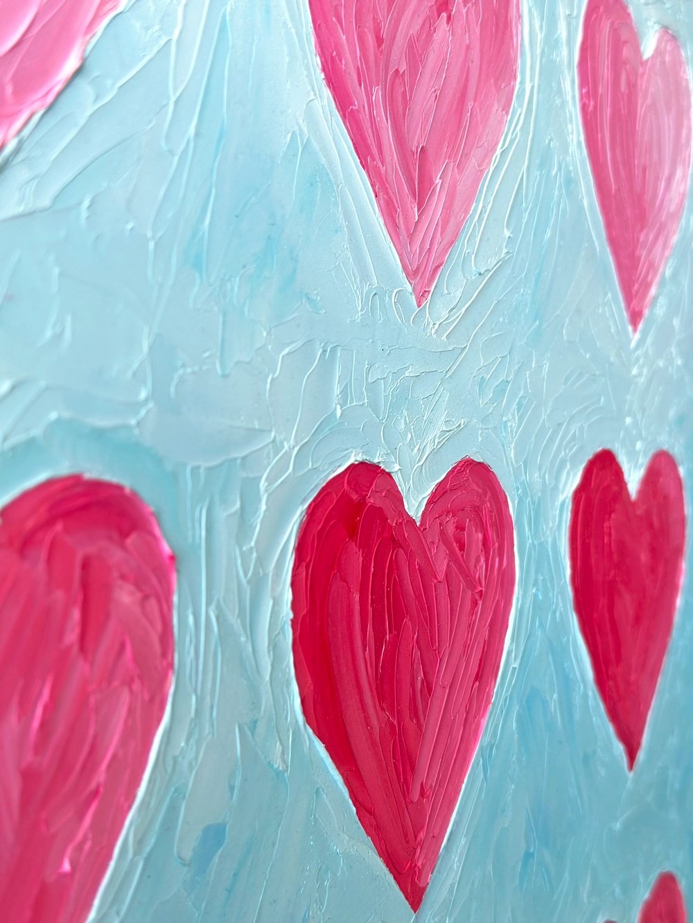Blushing Hearts – Original Oil Painting by Cassie Holmes