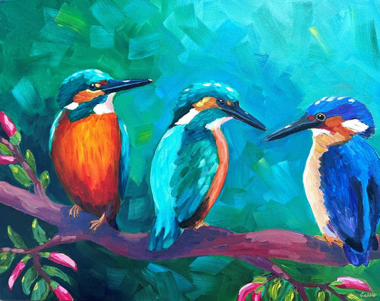 Bush Beauties – Original Oil Painting by Cassie Holmes