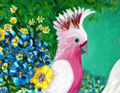 Calm Pink Waters - Original Oil Painting by Cassie Holmes