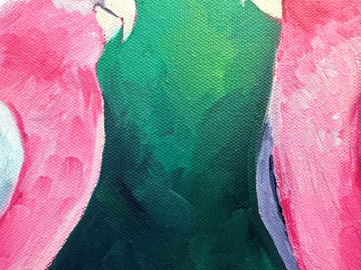 Catch up with the Gals – Original Oil Painting by Cassie Holmes