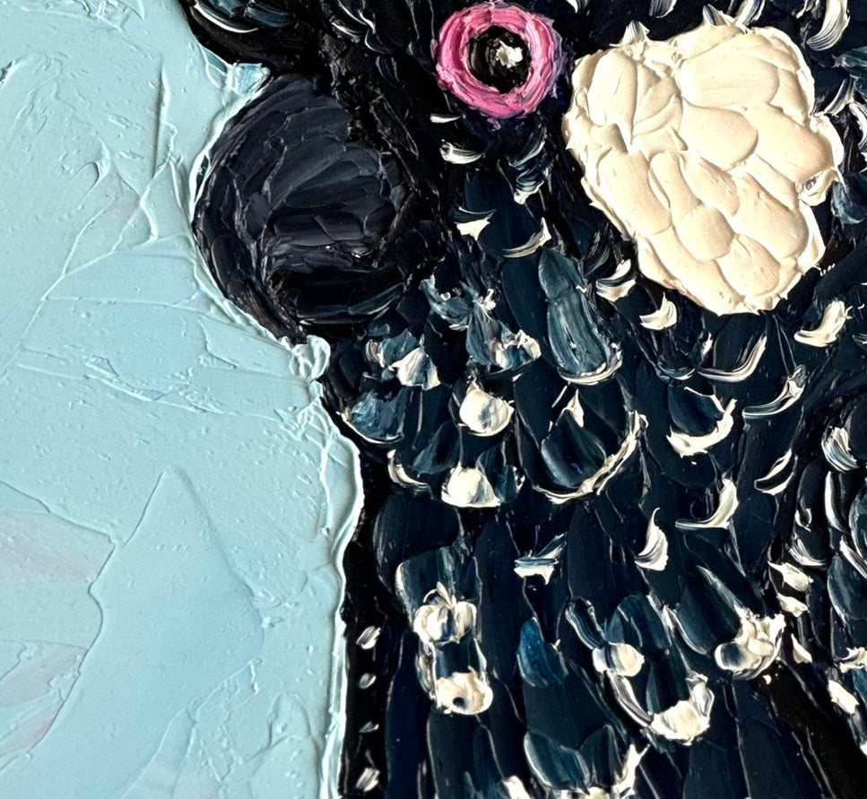 Cheeky – Original Oil Painting by Cassie Holmes