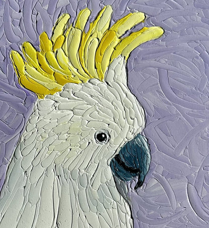 Cheery Cocky – Original Oil Painting by Cassie Holmes