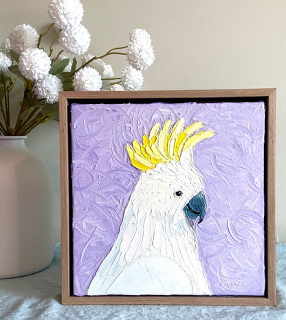 Cheery Cocky – Original Oil Painting by Cassie Holmes