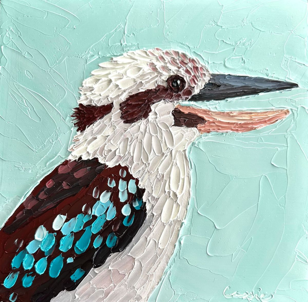 Chuckle – Original Oil Painting by Cassie Holmes