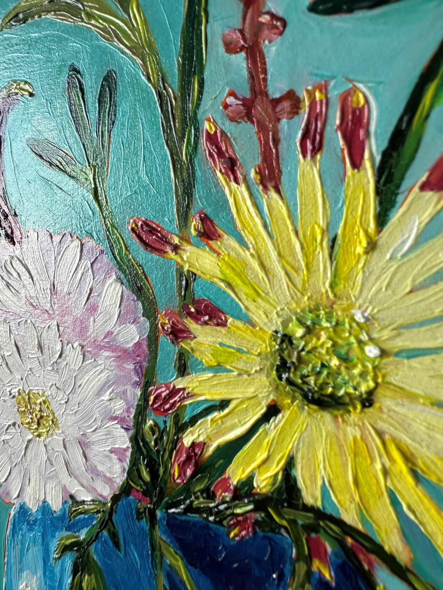 Date Night Flowers – Original Oil Painting by Cassie Holmes