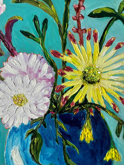 Date Night Flowers – Original Oil Painting by Cassie Holmes