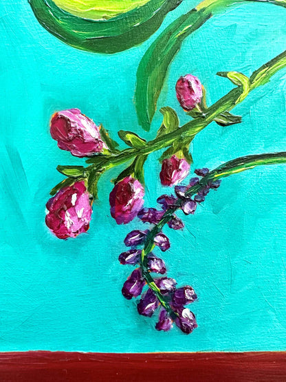 Date Night Flowers – Original Oil Painting by Cassie Holmes