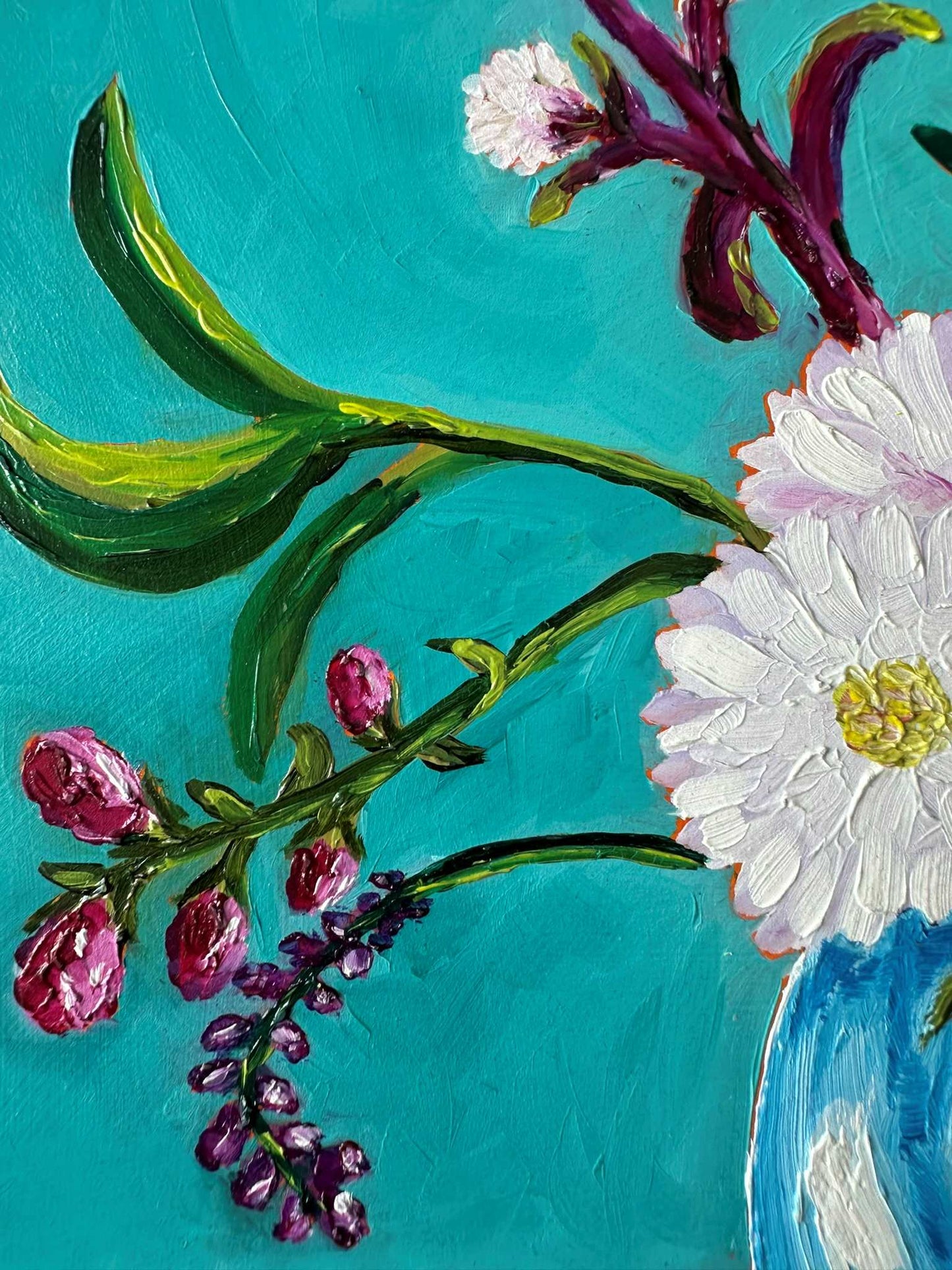 Date Night Flowers – Original Oil Painting by Cassie Holmes