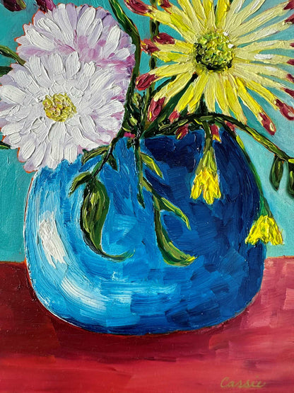 Date Night Flowers – Original Oil Painting by Cassie Holmes