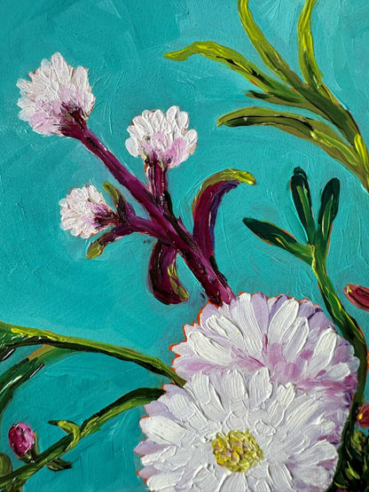Date Night Flowers – Original Oil Painting by Cassie Holmes