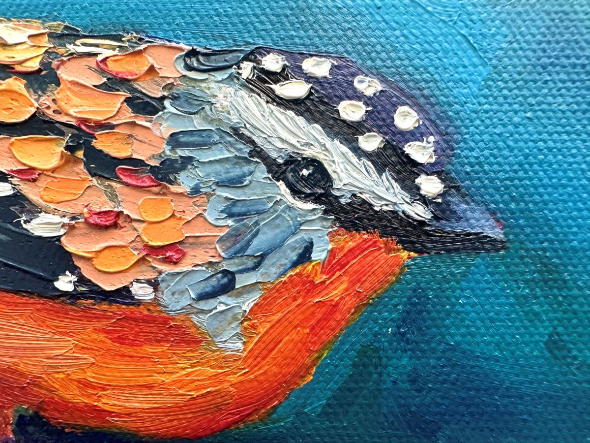 Eve of the Pardalote – Original Oil Painting by Cassie Holmes