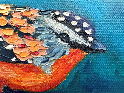 Eve of the Pardalote – Original Oil Painting by Cassie Holmes