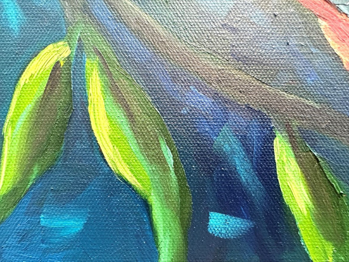 Eve of the Pardalote – Original Oil Painting by Cassie Holmes