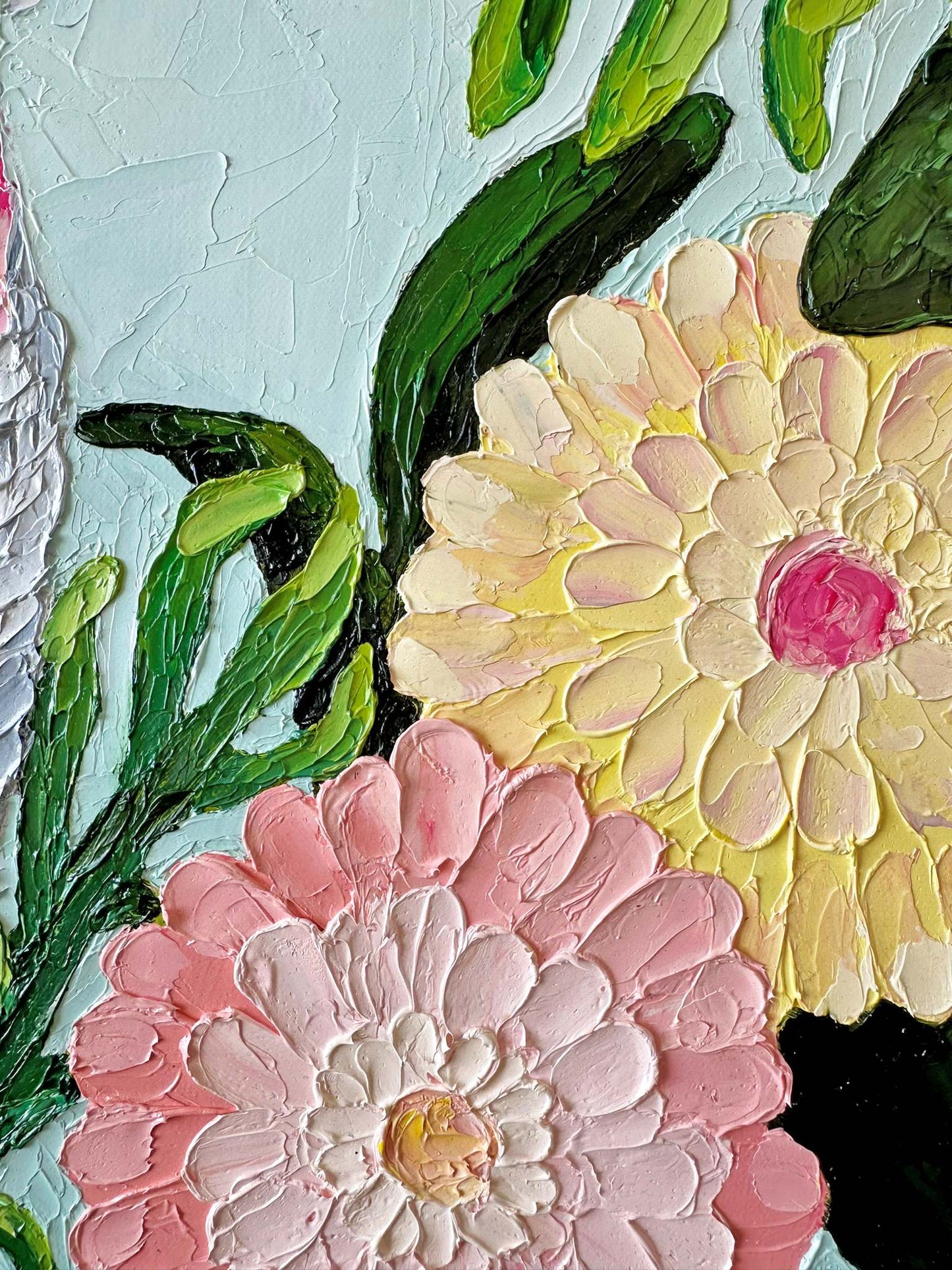 Floral Galah – Original Oil Painting by Cassie Holmes