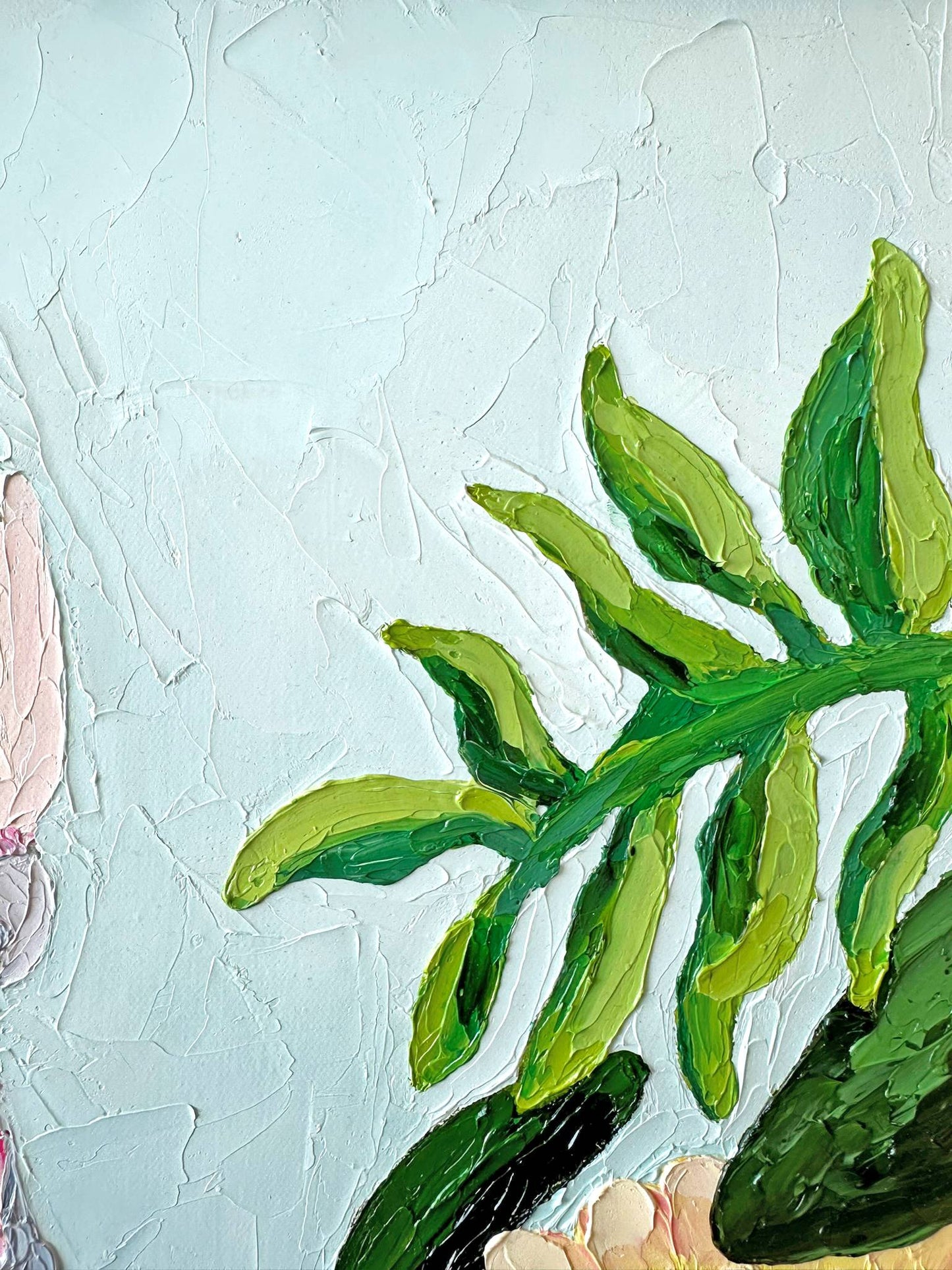 Floral Galah – Original Oil Painting by Cassie Holmes