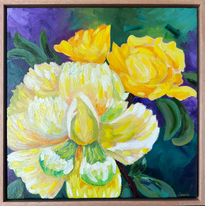 Flowers of Sunshine – Original Oil Painting by Cassie Holmes