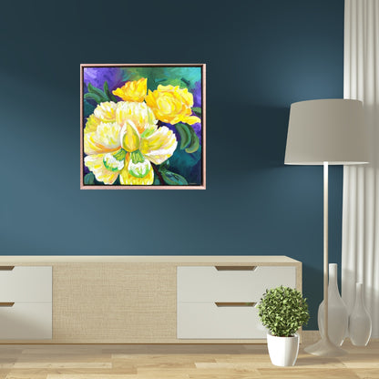 Flowers of Sunshine – Original Oil Painting by Cassie Holmes