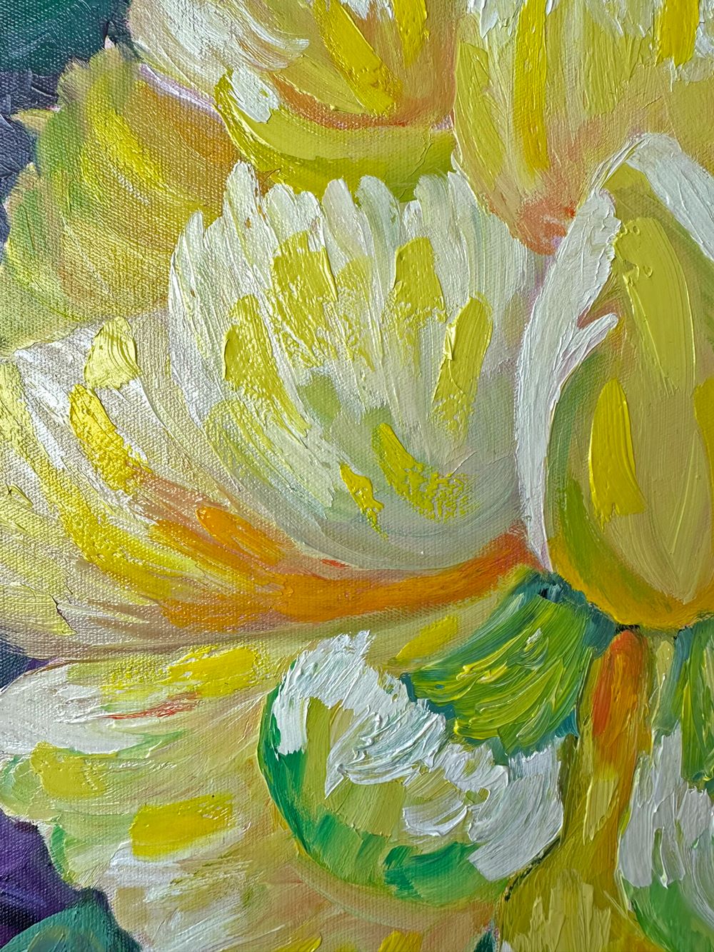 Flowers of Sunshine – Original Oil Painting by Cassie Holmes