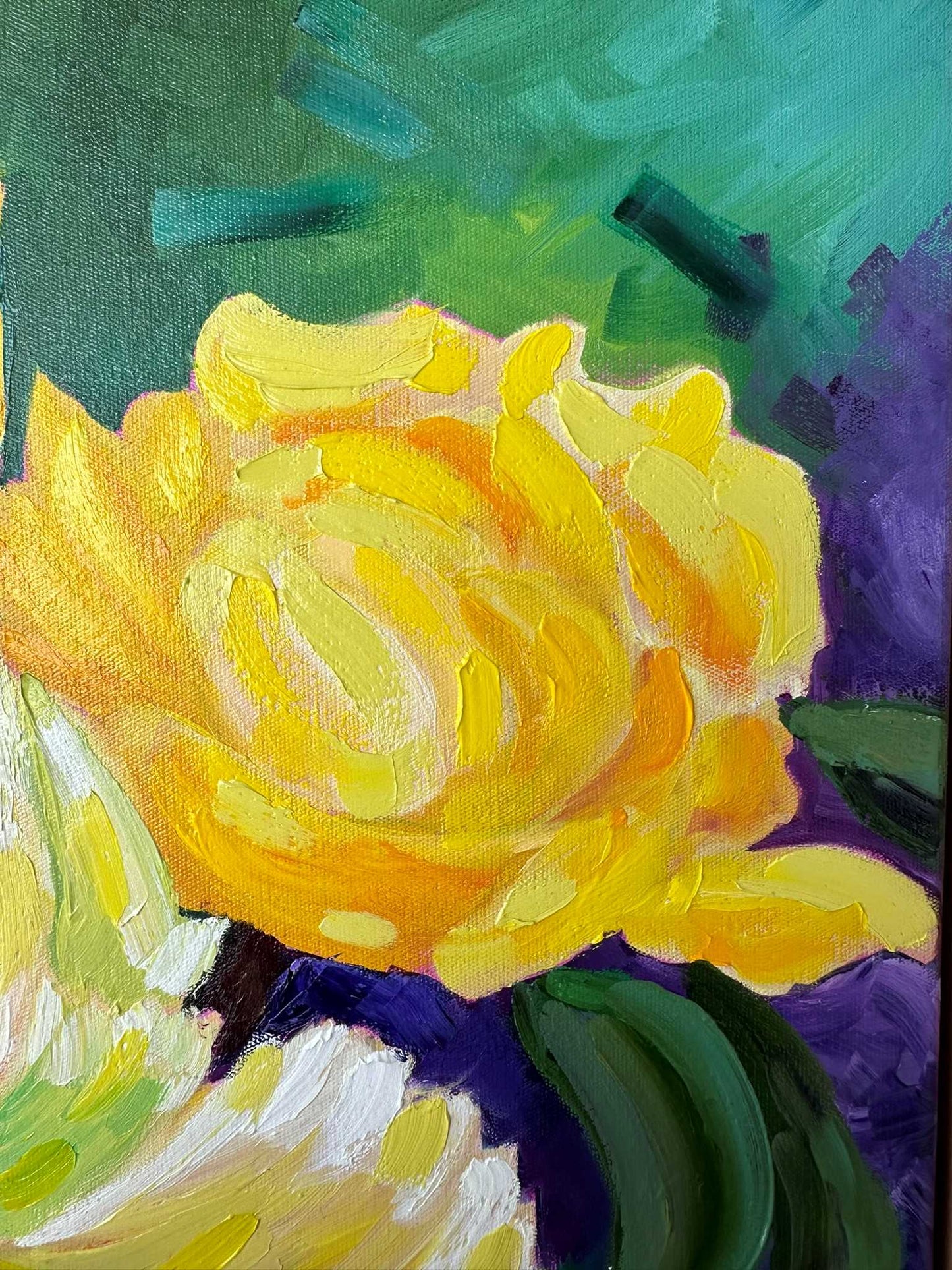 Flowers of Sunshine – Original Oil Painting by Cassie Holmes
