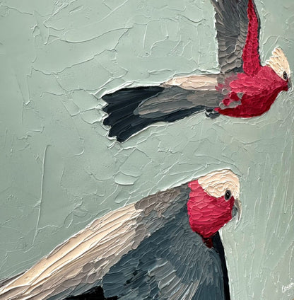 Flying Buddies – Original Oil Painting by Cassie Holmes