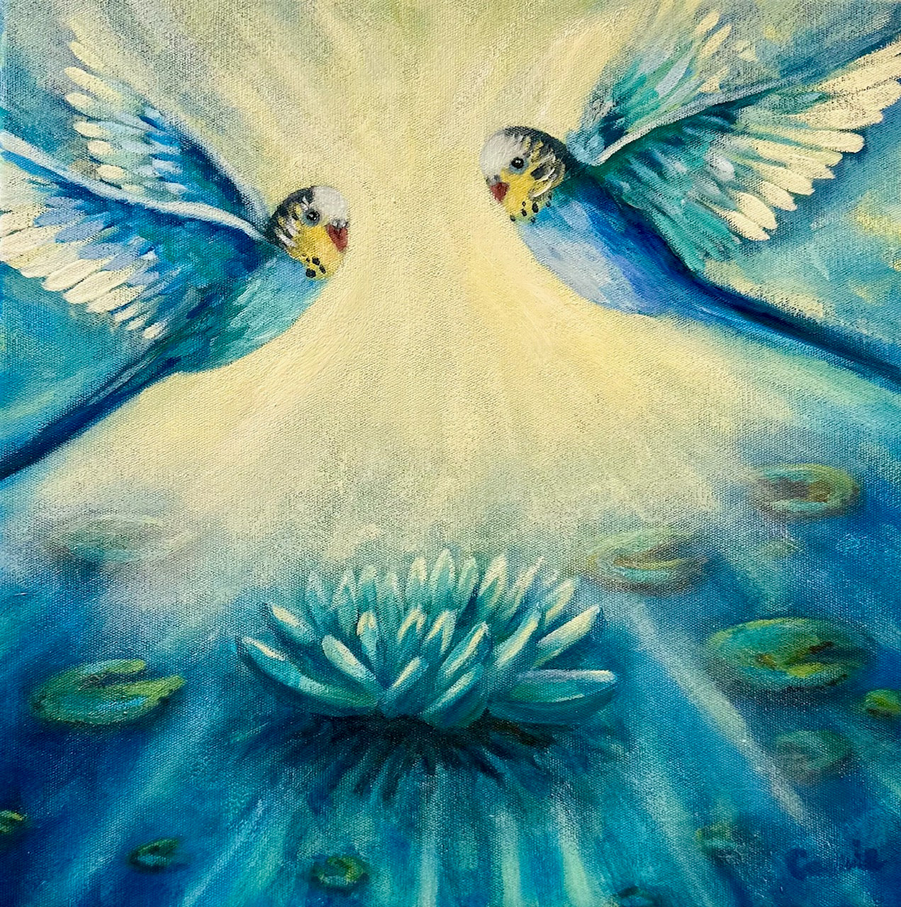 Emergence - Original Oil Painting by Cassie Holmes