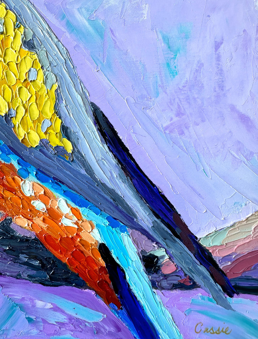 Golden Boy – Original Oil Painting by Cassie Holmes