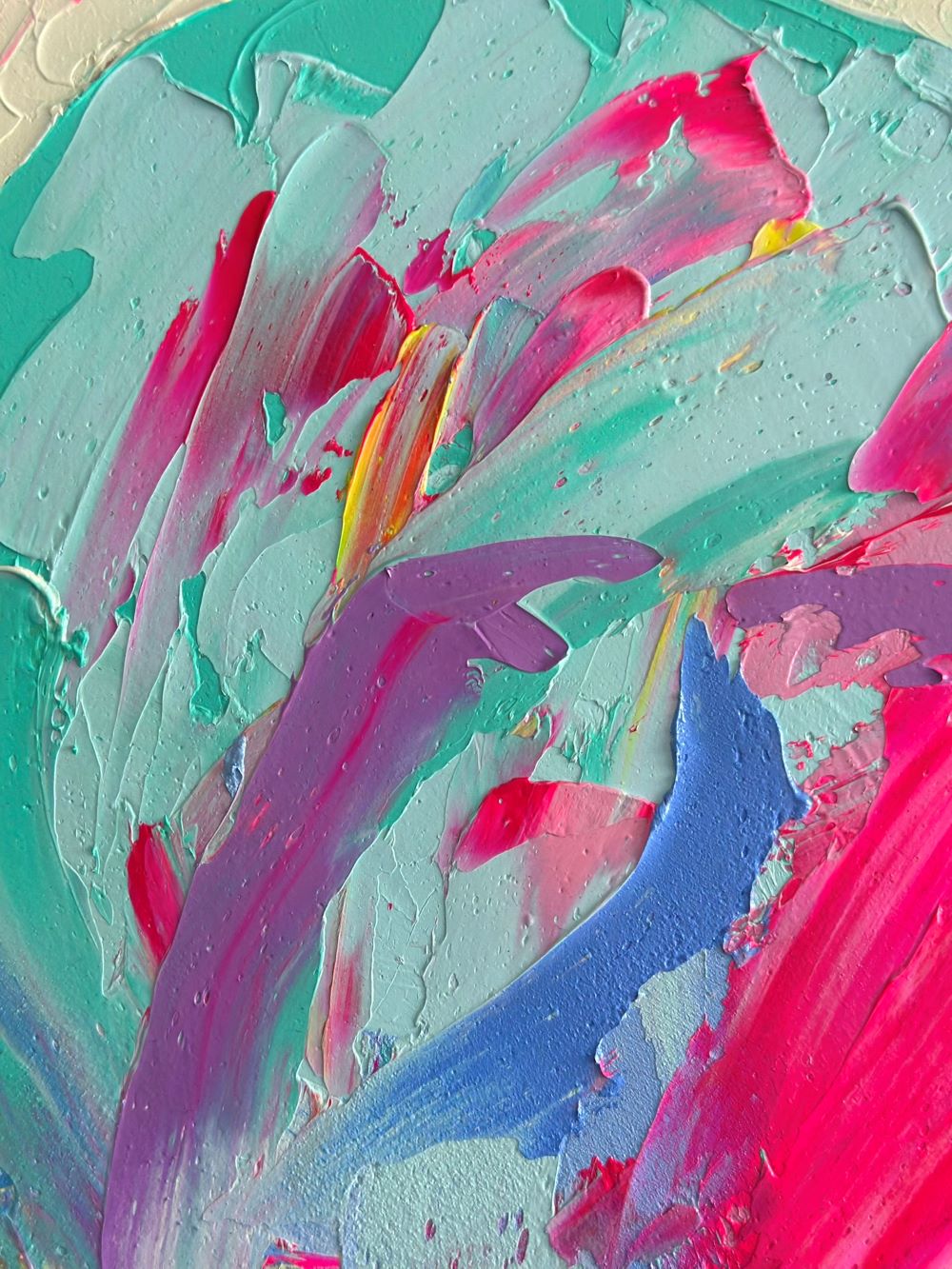 Graffiti Heart – Original Oil Painting by Cassie Holmes