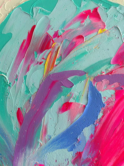 Graffiti Heart – Original Oil Painting by Cassie Holmes