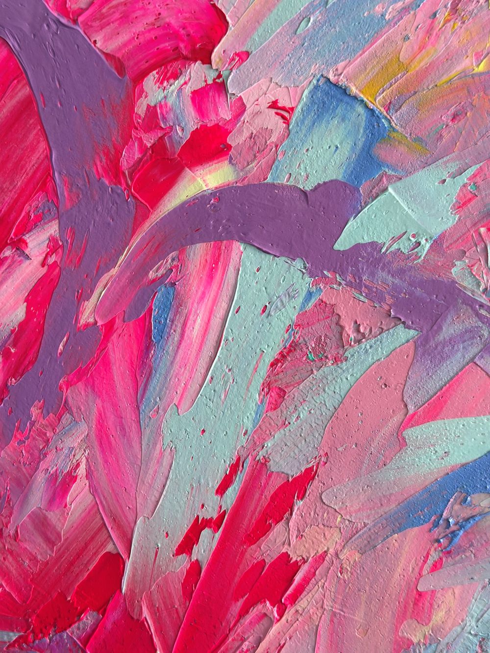 Graffiti Heart – Original Oil Painting by Cassie Holmes