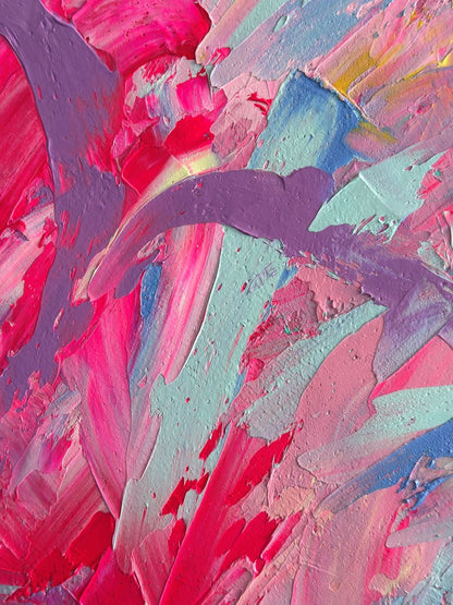 Graffiti Heart – Original Oil Painting by Cassie Holmes