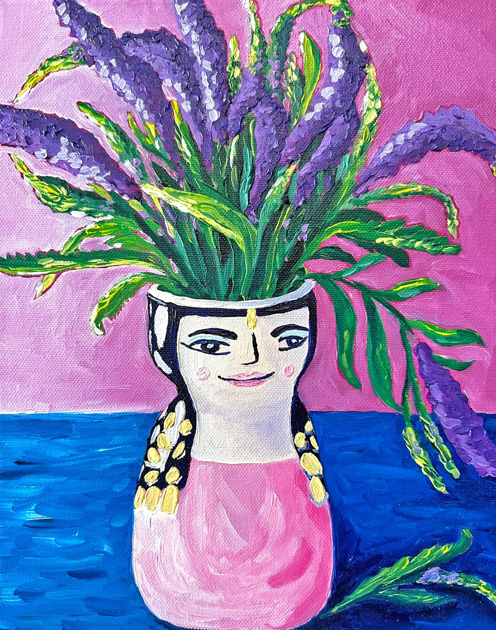 Happy Jones – Original Oil Painting by Cassie Holmes