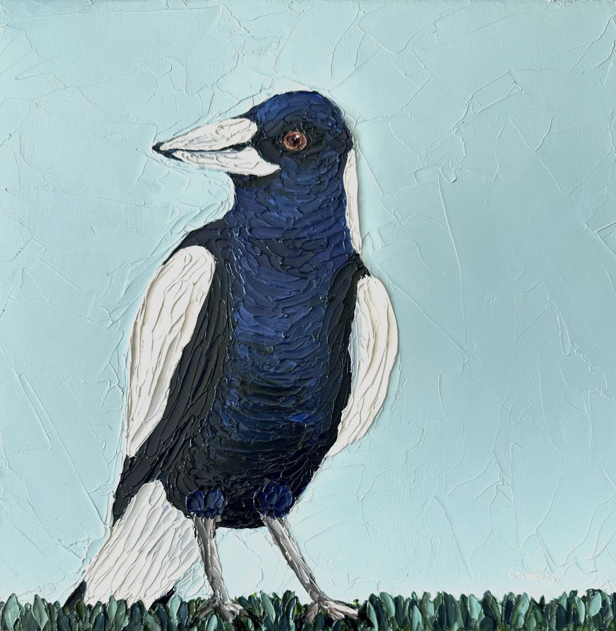 Happy Maggie – Original Oil Painting by Cassie Holmes