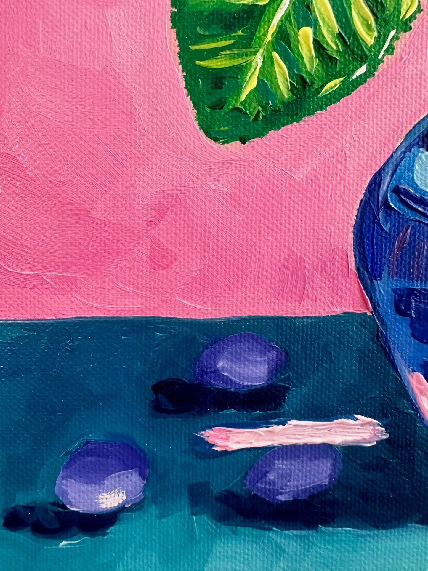 Hydrangea Pompoms – Original Oil Painting by Cassie Holmes